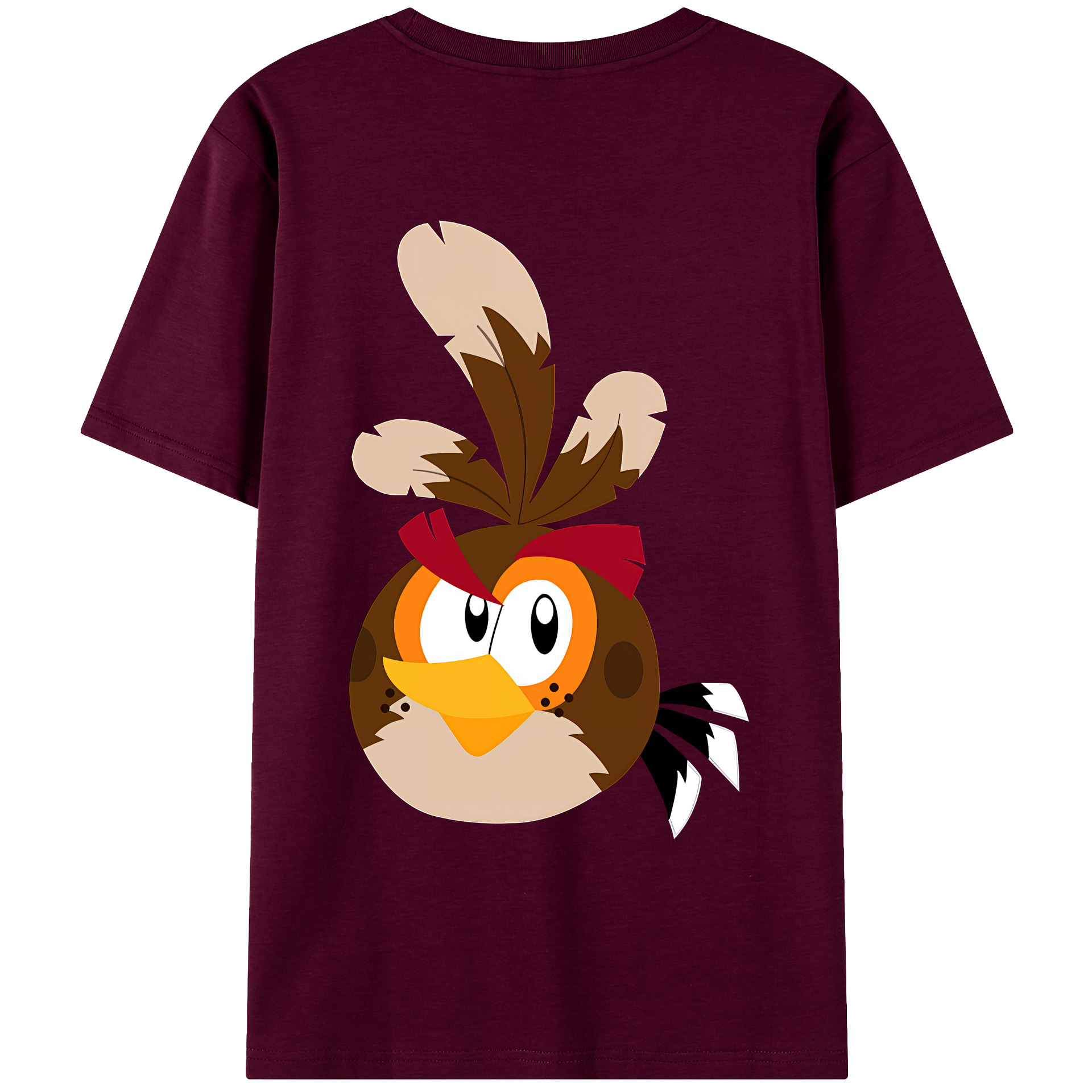 （画像用） Angry Birds アングリーバード レディース半袖Tシャツ(バックプリント)